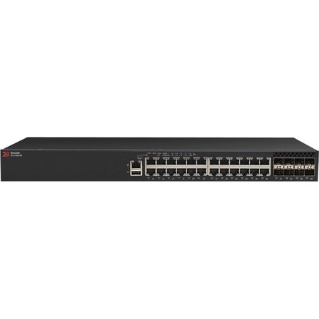 RUCKUS 24X1Gbe Poe+ 370W W/8X1Gbe Sfp+ Uplinks (10Gbe Upgrd Poss) ICX7250-24P